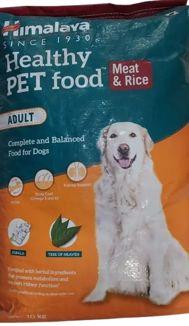 Himalaya Healthy PET food Meat & Rice - Adult